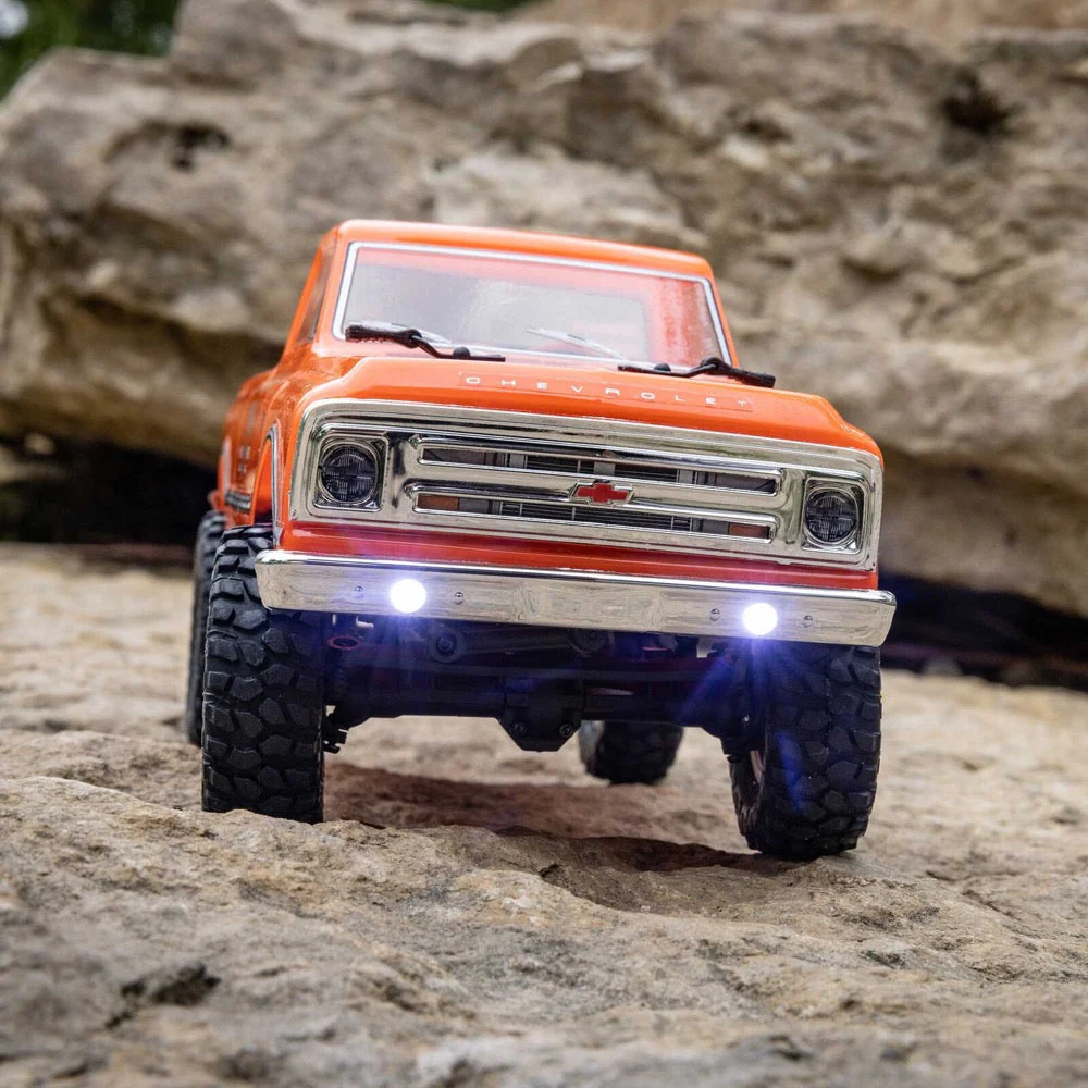 Axial 1/24 1967 Chevrolet C10 Truck RC Crawler (Orange) AXI00001V2T3 - Image 14