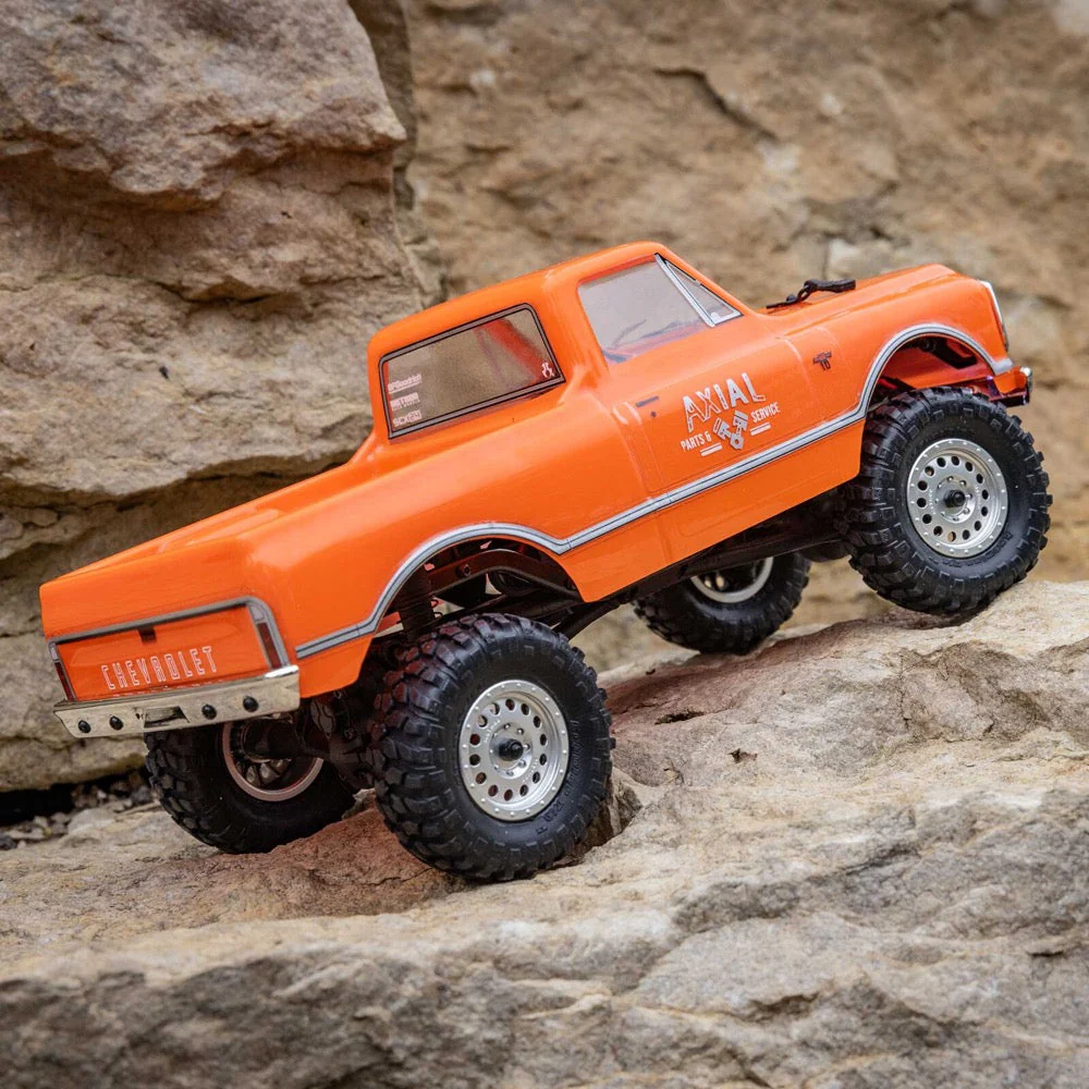 Axial 1/24 1967 Chevrolet C10 Truck RC Crawler (Orange) AXI00001V2T3 - Image 16