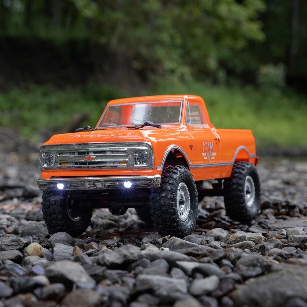 Axial 1/24 1967 Chevrolet C10 Truck RC Crawler (Orange) AXI00001V2T3 - Image 18