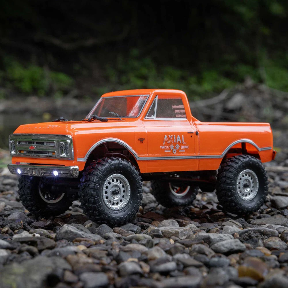 Axial 1/24 1967 Chevrolet C10 Truck RC Crawler (Orange) AXI00001V2T3 - Image 19