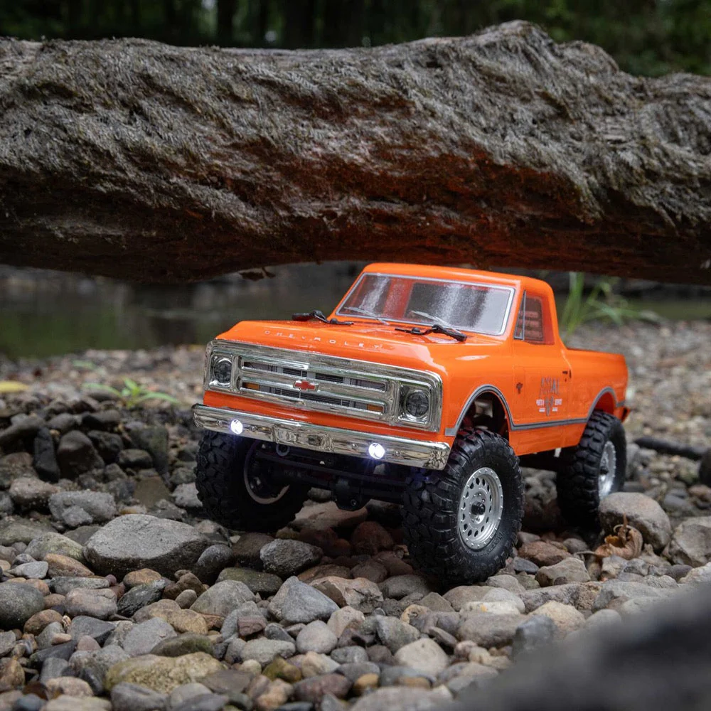 Axial 1/24 1967 Chevrolet C10 Truck RC Crawler (Orange) AXI00001V2T3 - Image 20