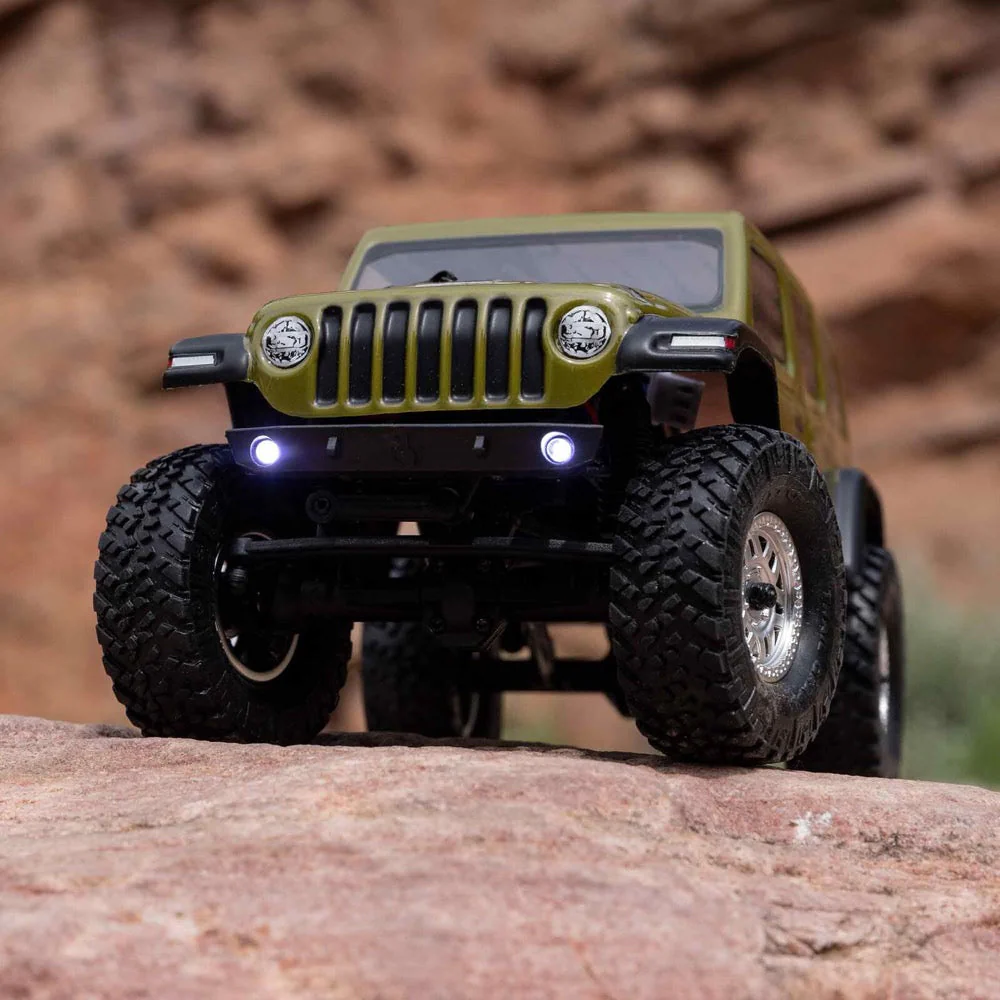 Axial 1/24 SCX24 2019 Jeep Wrangler JLU 4WD Rock Crawler Green AXI00002V3T4 - Image 15