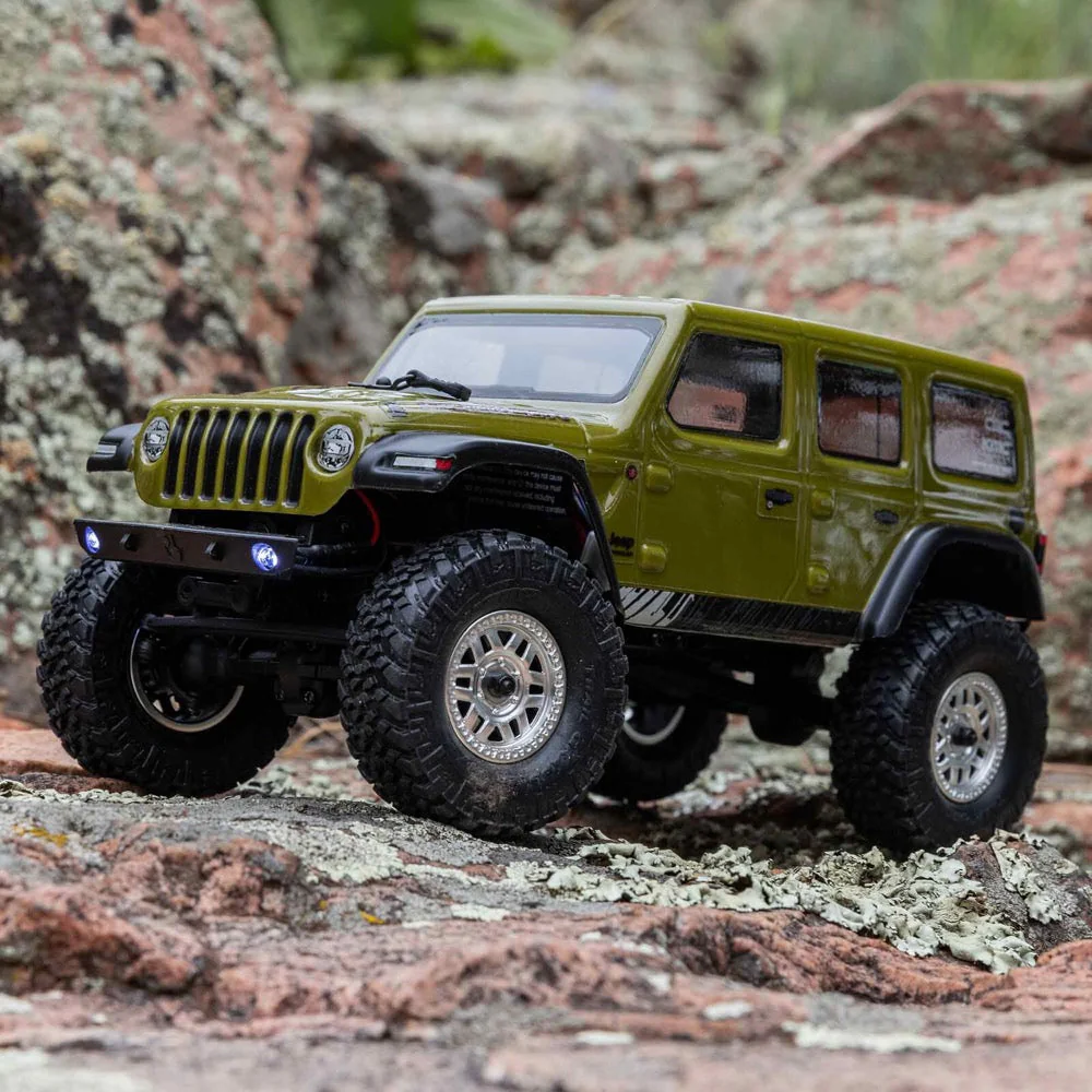Axial 1/24 SCX24 2019 Jeep Wrangler JLU 4WD Rock Crawler Green AXI00002V3T4 - Image 16