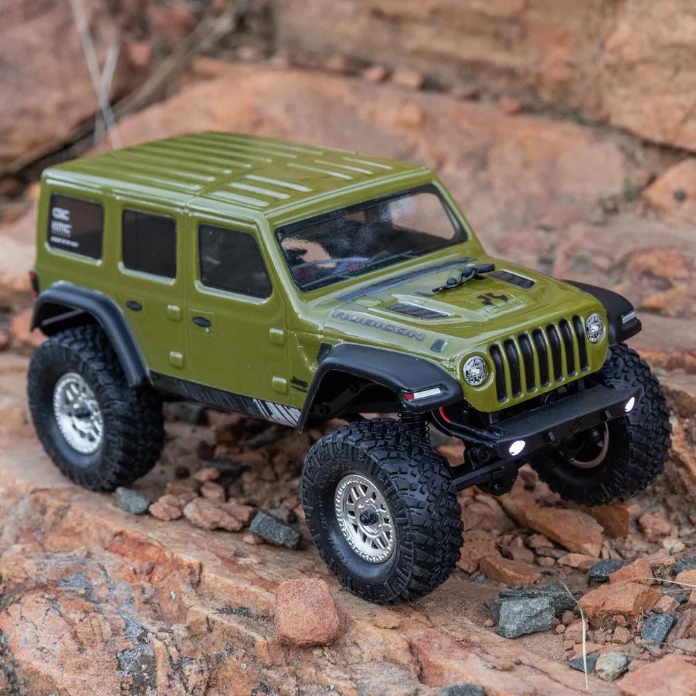 Axial 1/24 SCX24 2019 Jeep Wrangler JLU 4WD Rock Crawler Green AXI00002V3T4 - Image 17
