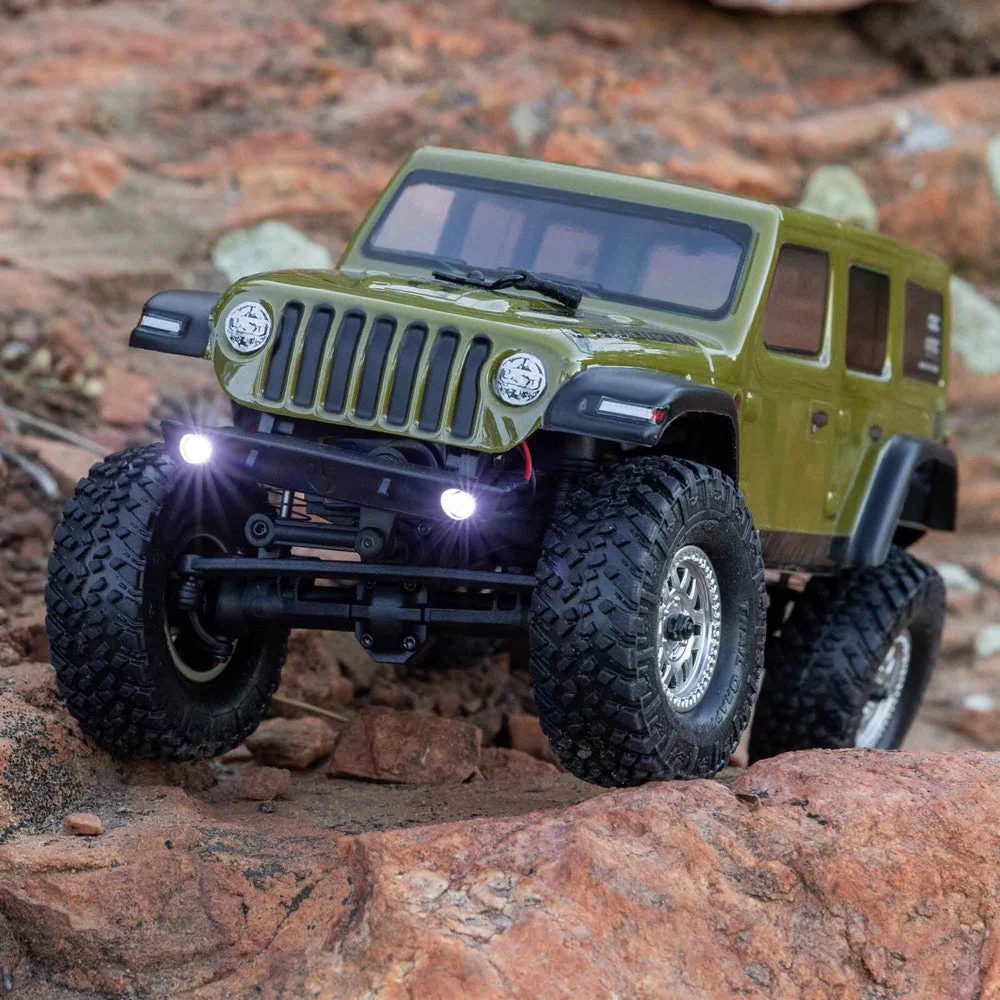 Axial 1/24 SCX24 2019 Jeep Wrangler JLU 4WD Rock Crawler Green AXI00002V3T4 - Image 18