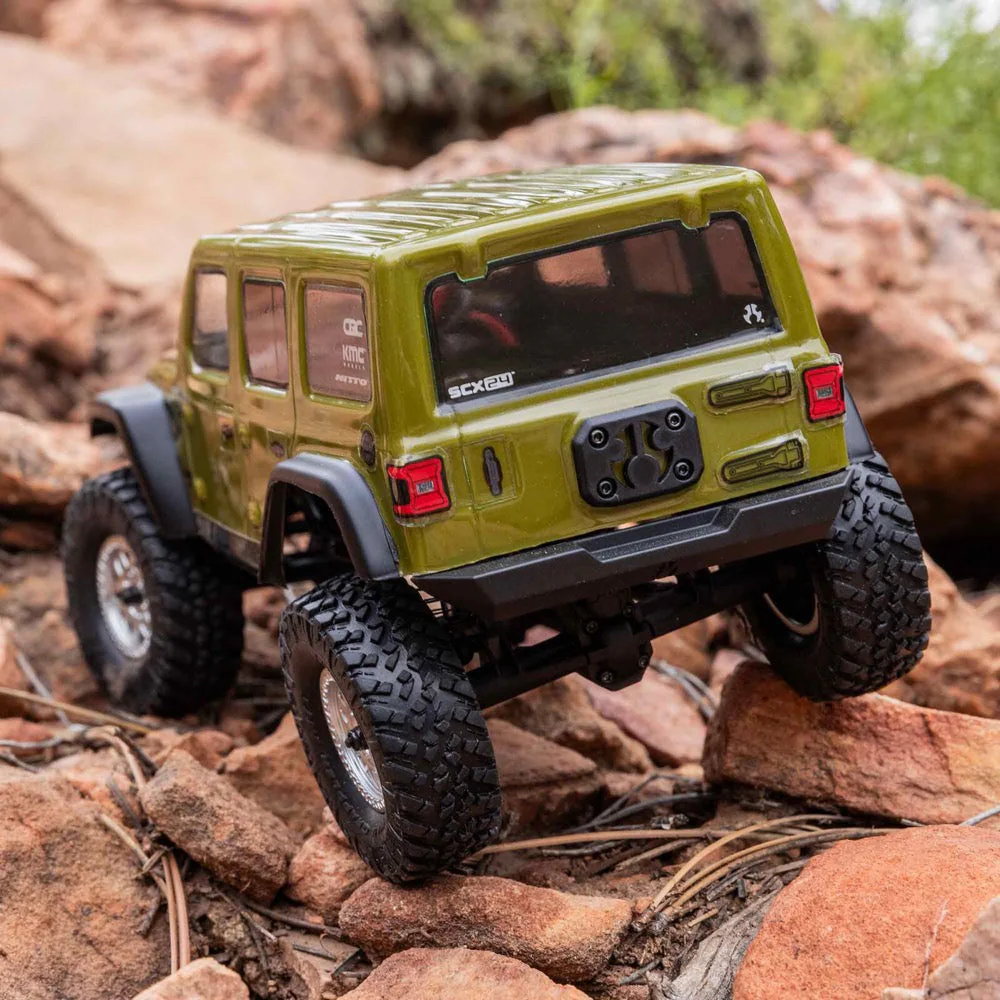 Axial 1/24 SCX24 2019 Jeep Wrangler JLU 4WD Rock Crawler Green AXI00002V3T4 - Image 19