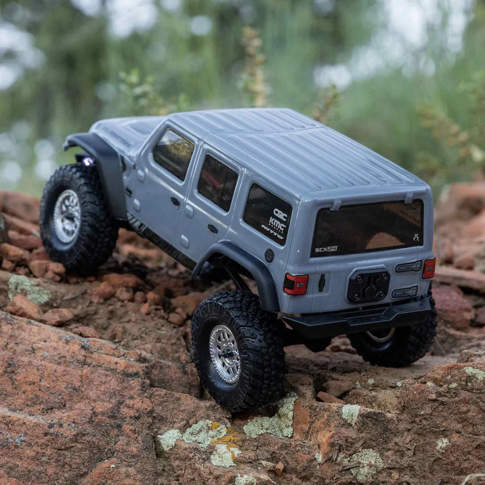 Axial 1/24 SCX24 2019 Jeep Wrangler JLU 4WD Rock Crawler Grey AXI00002V3T3 - Image 15