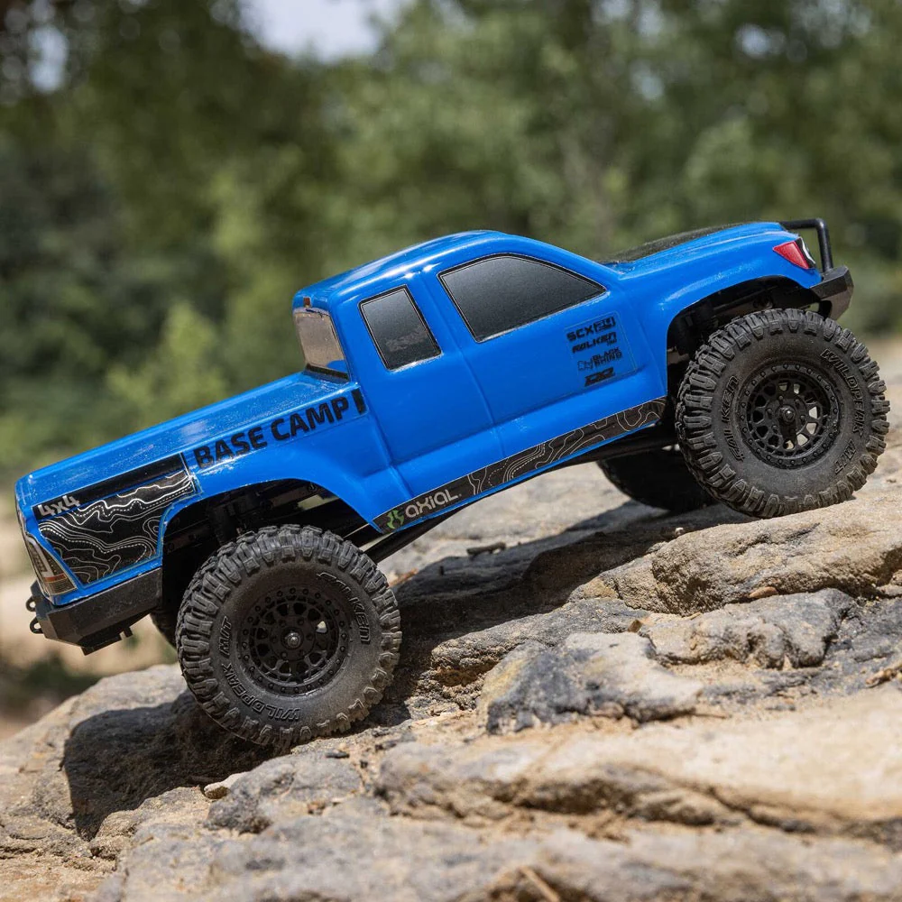 Axial 1/24 SCX24 Base Camp Rock Crawler RTR (Blue) 1219T2 - Image 10