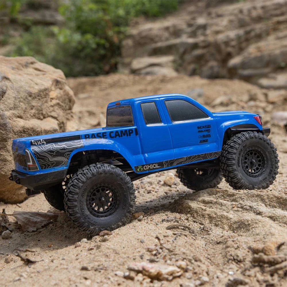 Axial 1/24 SCX24 Base Camp Rock Crawler RTR (Blue) 1219T2 - Image 11