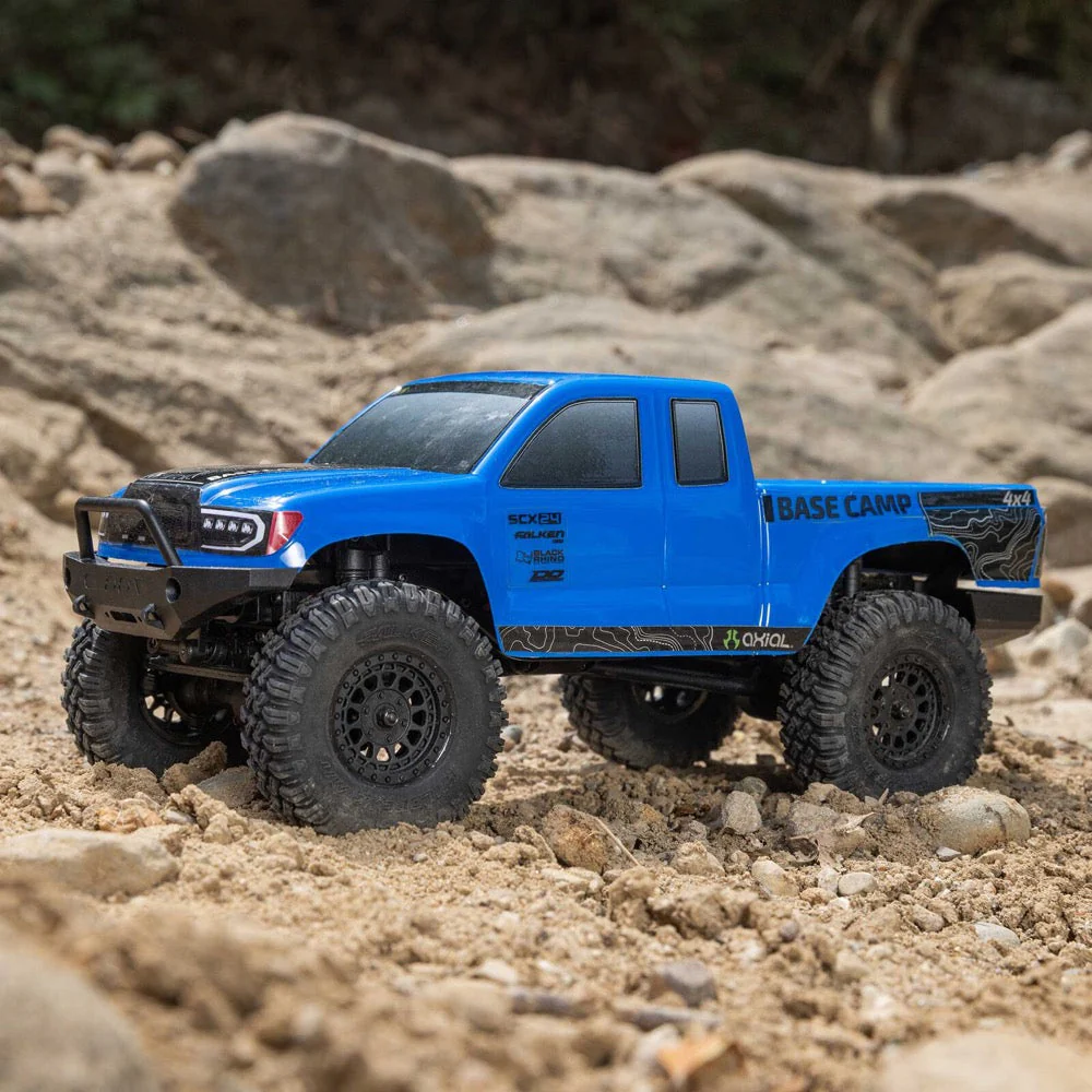 Axial 1/24 SCX24 Base Camp Rock Crawler RTR (Blue) 1219T2 - Image 12