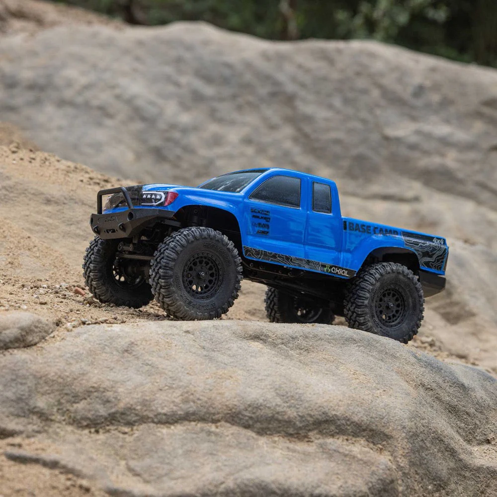 Axial 1/24 SCX24 Base Camp Rock Crawler RTR (Blue) 1219T2 - Image 13