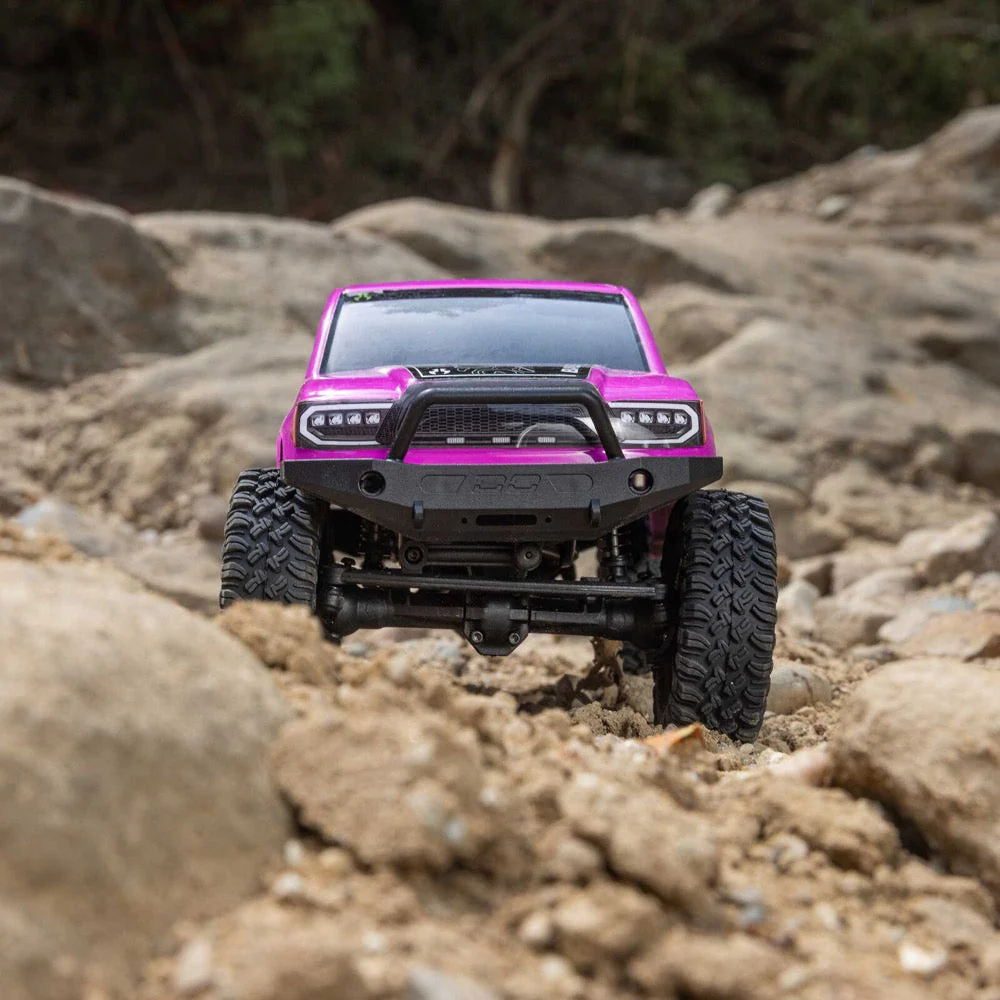 Axial 1/24 SCX24 Base Camp Rock Crawler RTR (Pink) 1219T3 - Image 10