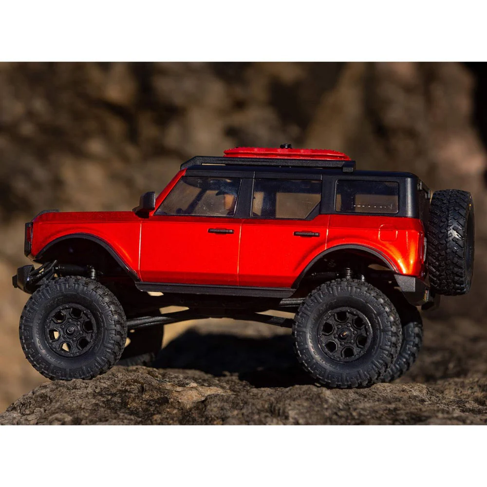 Axial 1/24 SCX24 Ford Bronco 4x4 RC Rock Crawler (Red) AXI00006V2T6 - Image 10