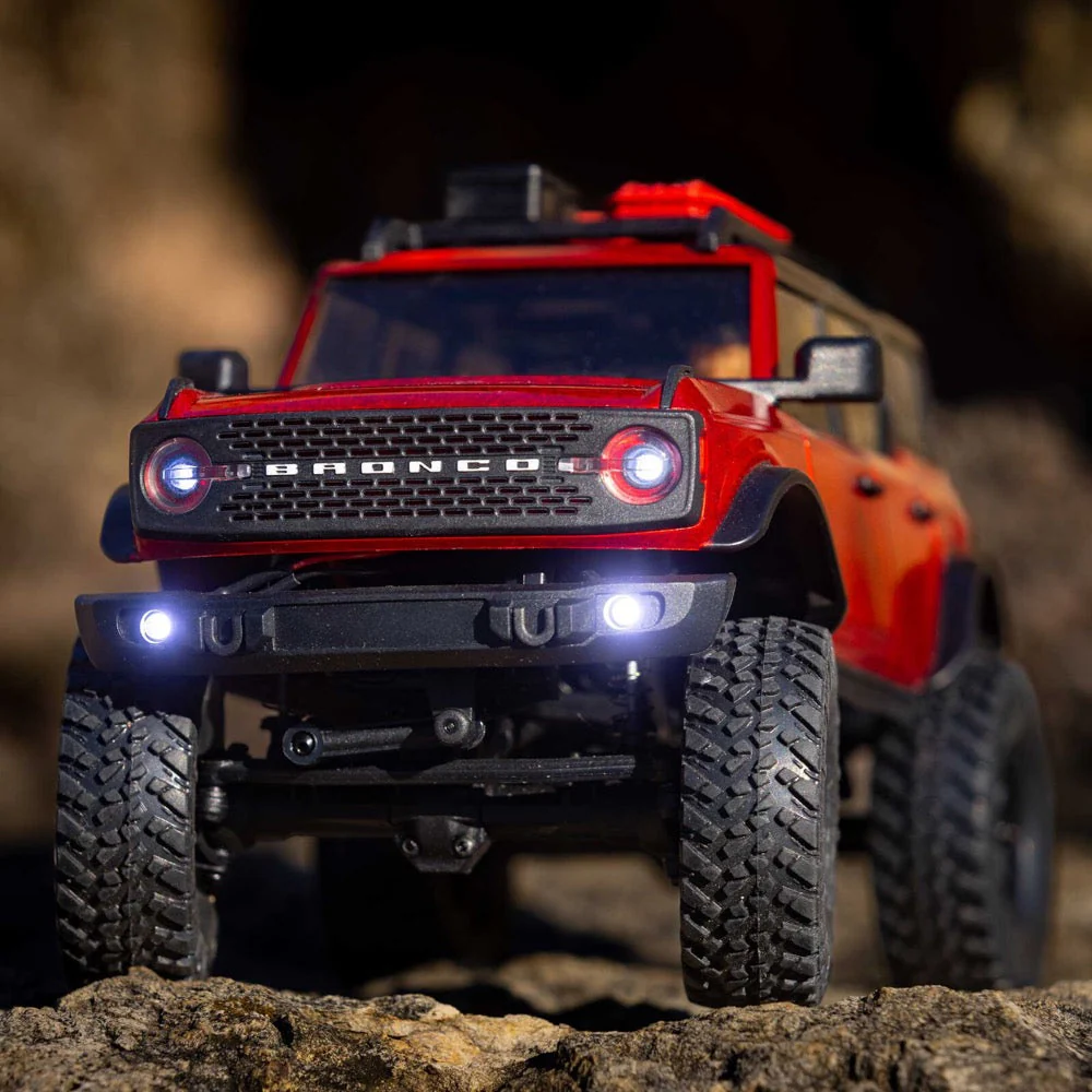 Axial 1/24 SCX24 Ford Bronco 4x4 RC Rock Crawler (Red) AXI00006V2T6 - Image 12