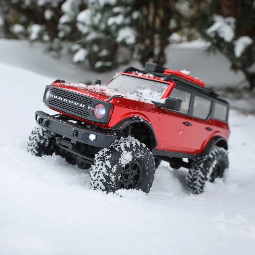 Axial 1/24 SCX24 Ford Bronco 4x4 RC Rock Crawler (Red) AXI00006V2T6 - Image 13