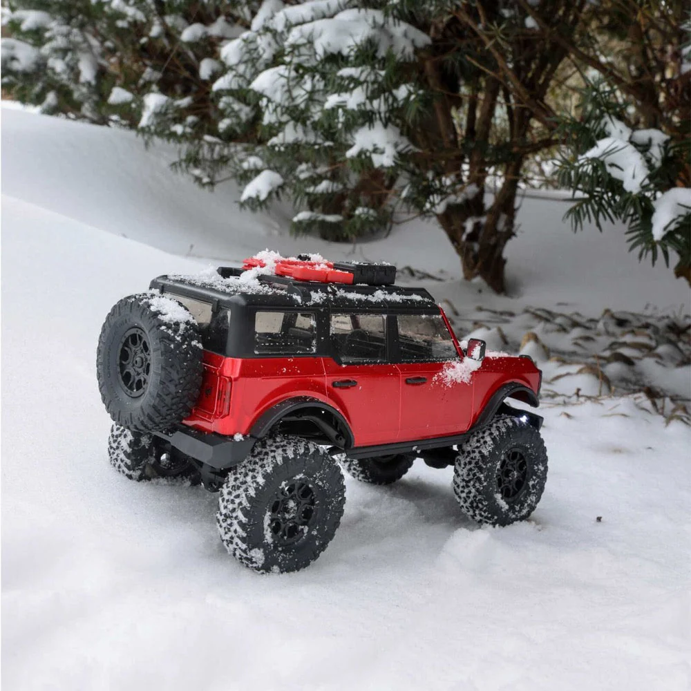 Axial 1/24 SCX24 Ford Bronco 4x4 RC Rock Crawler (Red) AXI00006V2T6 - Image 16