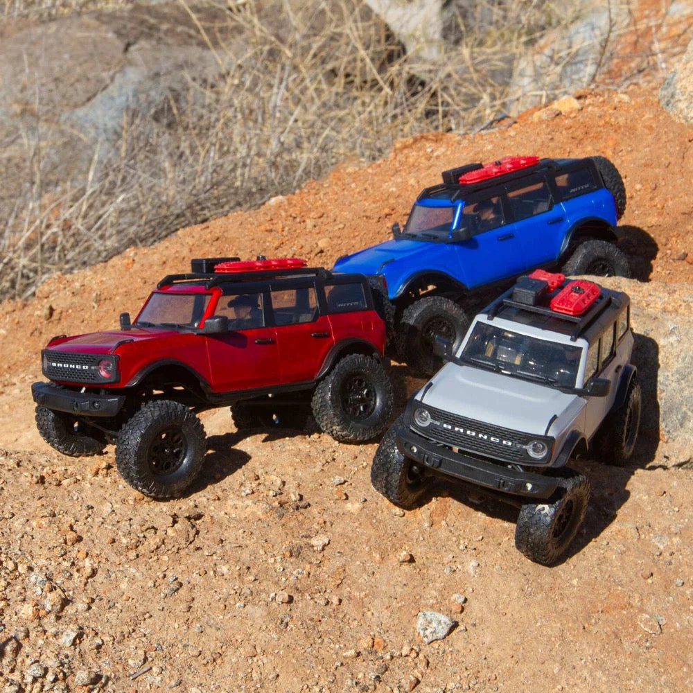Axial 1/24 SCX24 Ford Bronco 4x4 RC Rock Crawler (Red) AXI00006V2T6 - Image 18