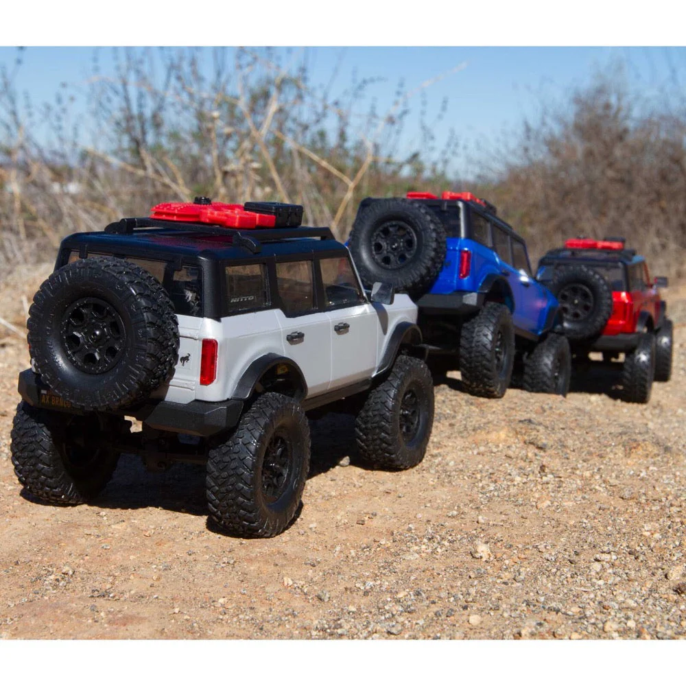 Axial 1/24 SCX24 Ford Bronco 4x4 RC Rock Crawler (Red) AXI00006V2T6 - Image 19