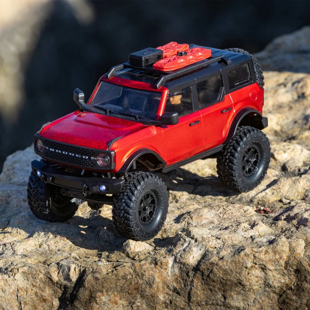 Axial 1/24 SCX24 Ford Bronco 4x4 RC Rock Crawler (Red) AXI00006V2T6 - Image 9