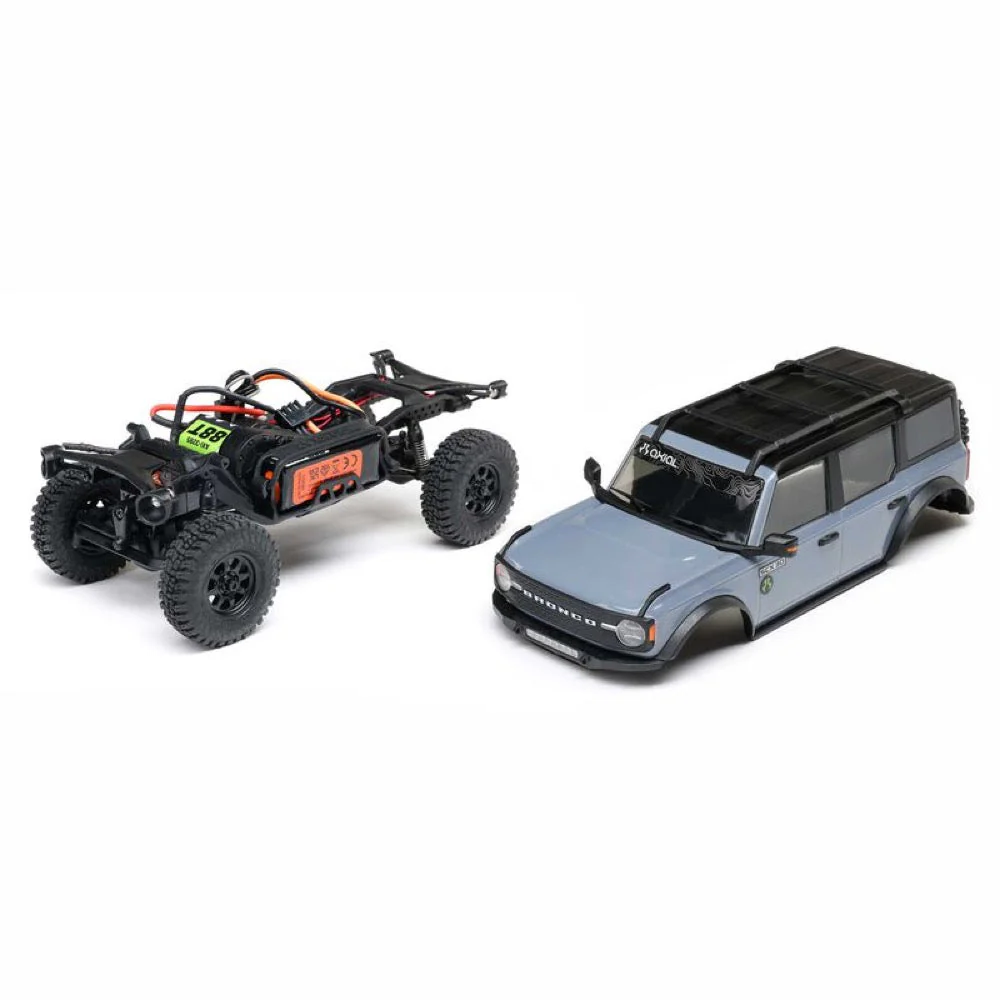 Axial 1/30 SCX30 Ford Bronco RC Rock Crawler (Grey) AXI-2048T2 - Image 9