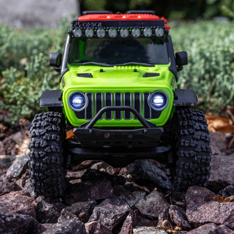 Axial 1/30 SCX30 Jeep Wrangler JLU Brushed RC Rock Crawler (Green) AXI-2261T1 - Image 17