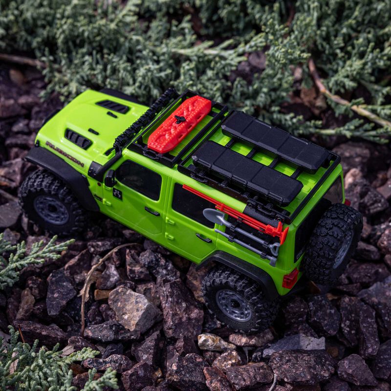 Axial 1/30 SCX30 Jeep Wrangler JLU Brushed RC Rock Crawler (Green) AXI-2261T1 - Image 18