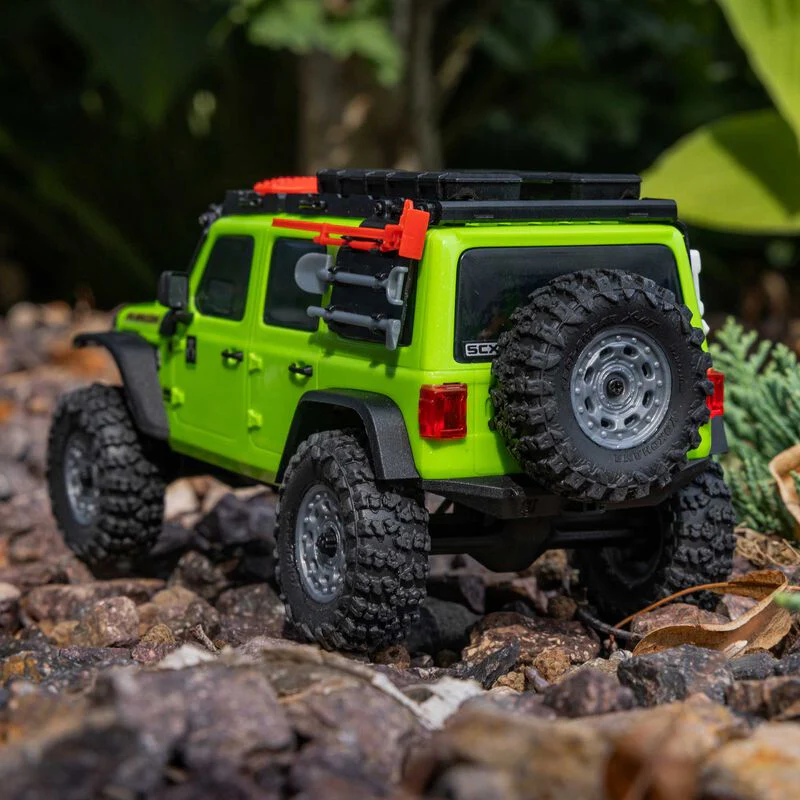 Axial 1/30 SCX30 Jeep Wrangler JLU Brushed RC Rock Crawler (Green) AXI-2261T1 - Image 19