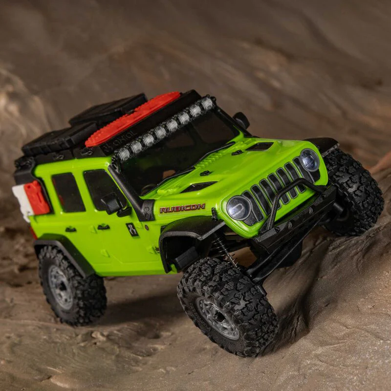 Axial 1/30 SCX30 Jeep Wrangler JLU Brushed RC Rock Crawler (Green) AXI-2261T1 - Image 20