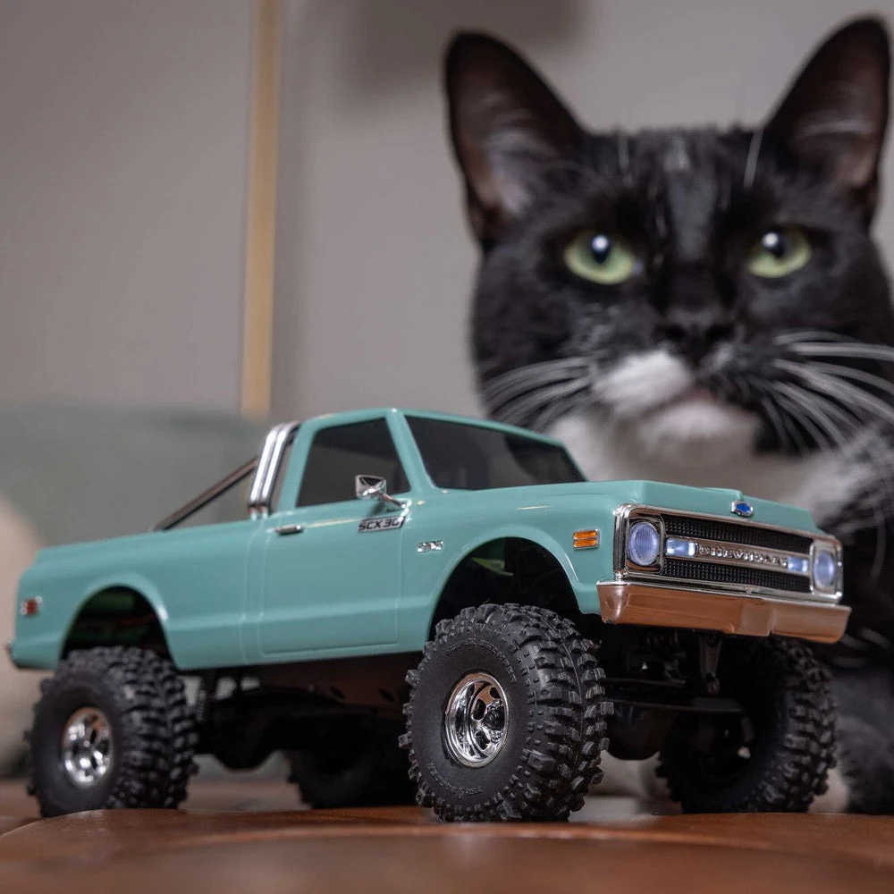 Axial SCX30 Chevrolet K10 1/30 RC Rock Crawler (Green) AXI-2260T1 - Image 18