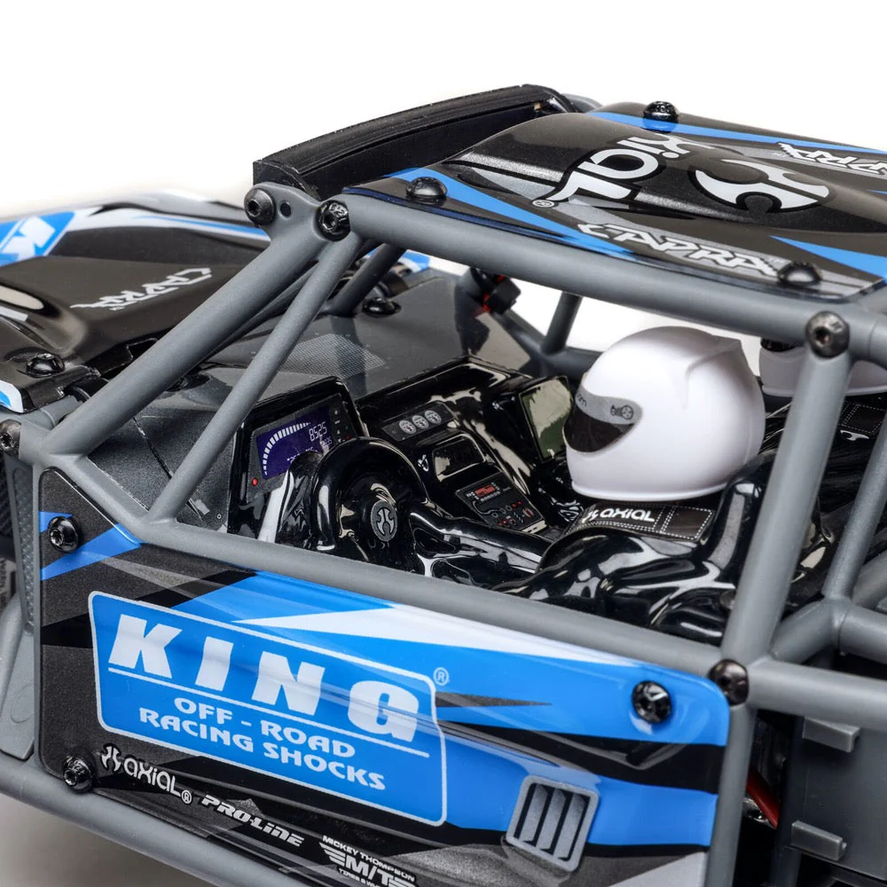 Axial AXI-1750T1 UTB18 Capra 1/18 4WS Rock Crawler RTR Blue - Image 10