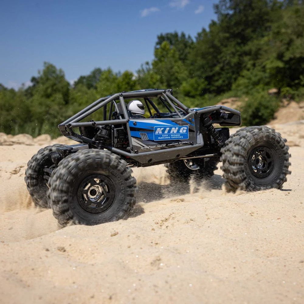 Axial AXI-1750T1 UTB18 Capra 1/18 4WS Rock Crawler RTR Blue - Image 14