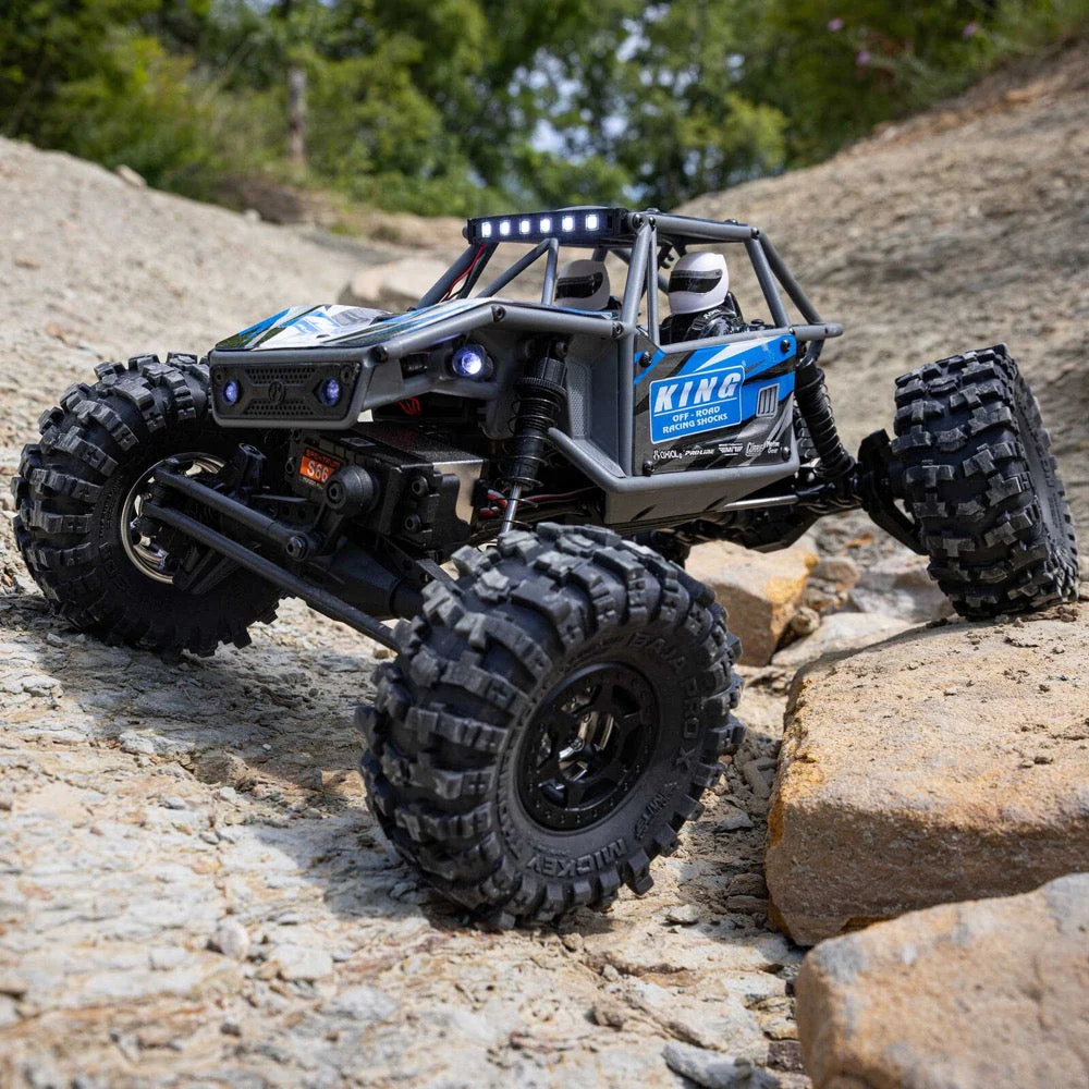 Axial AXI-1750T1 UTB18 Capra 1/18 4WS Rock Crawler RTR Blue - Image 15