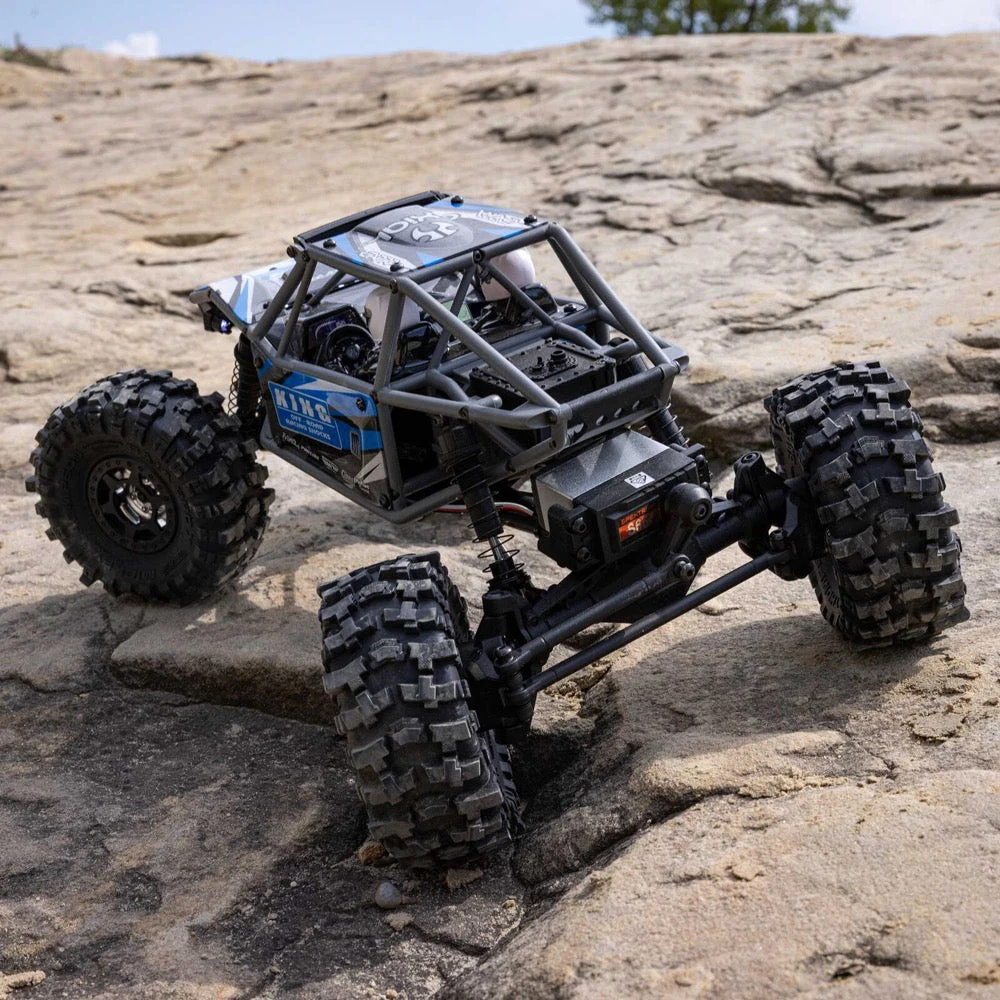 Axial AXI-1750T1 UTB18 Capra 1/18 4WS Rock Crawler RTR Blue - Image 16