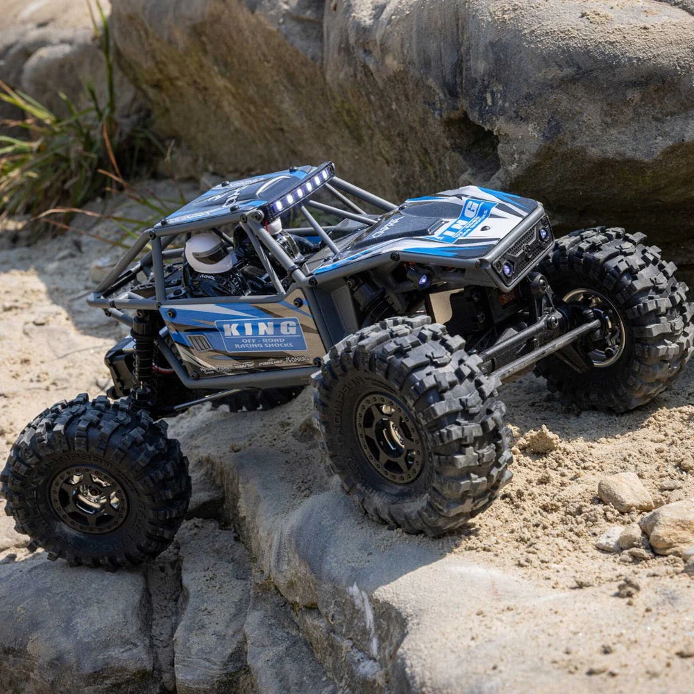 Axial AXI-1750T1 UTB18 Capra 1/18 4WS Rock Crawler RTR Blue - Image 17
