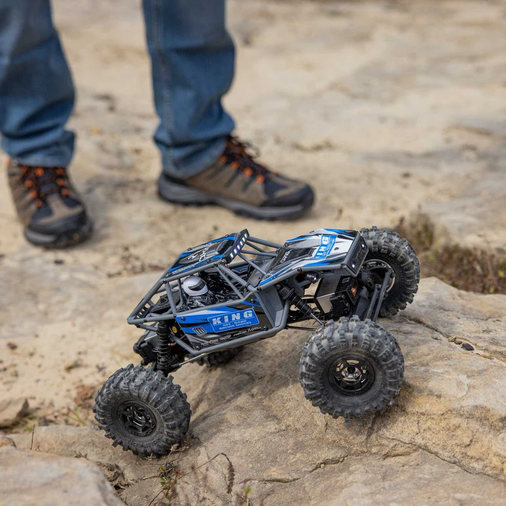 Axial AXI-1750T1 UTB18 Capra 1/18 4WS Rock Crawler RTR Blue - Image 20
