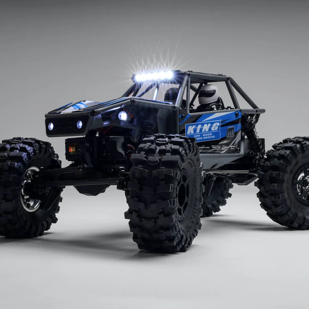Axial AXI-1750T1 UTB18 Capra 1/18 4WS Rock Crawler RTR Blue - Image 3