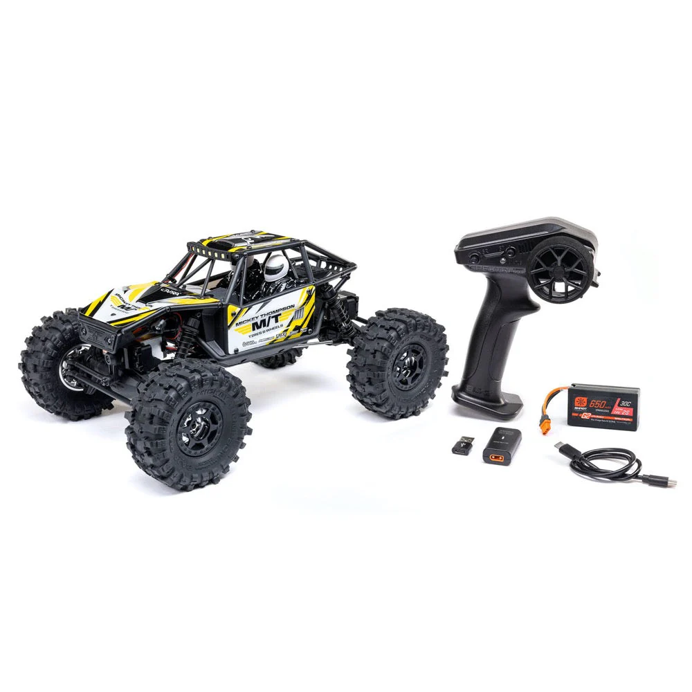 Axial AXI-1750T2 UTB18 Capra 1/18 4WS Rock Crawler RTR Yellow - Image 11