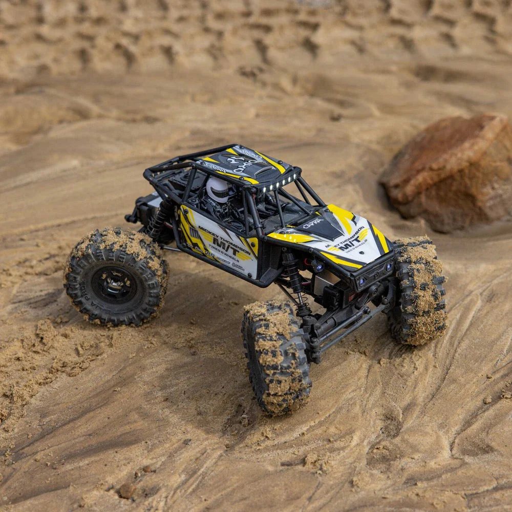 Axial AXI-1750T2 UTB18 Capra 1/18 4WS Rock Crawler RTR Yellow - Image 15