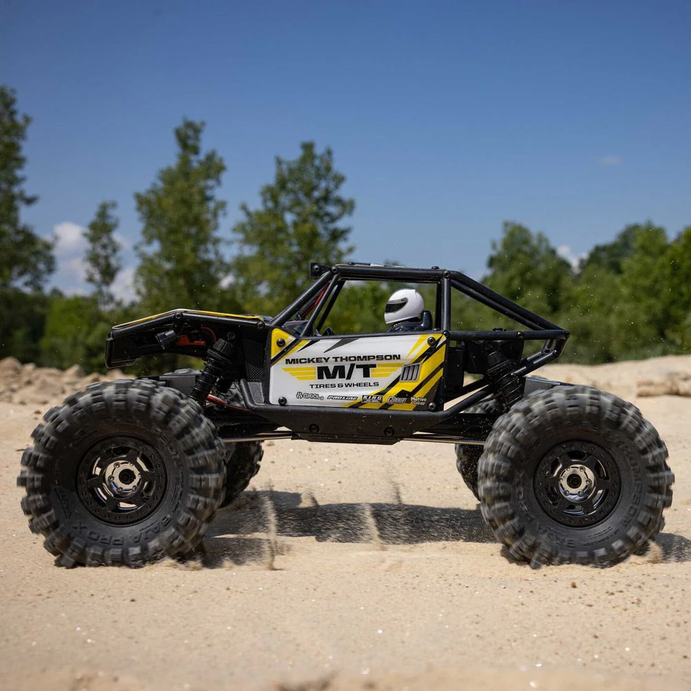 Axial AXI-1750T2 UTB18 Capra 1/18 4WS Rock Crawler RTR Yellow - Image 16
