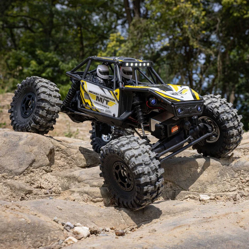 Axial AXI-1750T2 UTB18 Capra 1/18 4WS Rock Crawler RTR Yellow - Image 19
