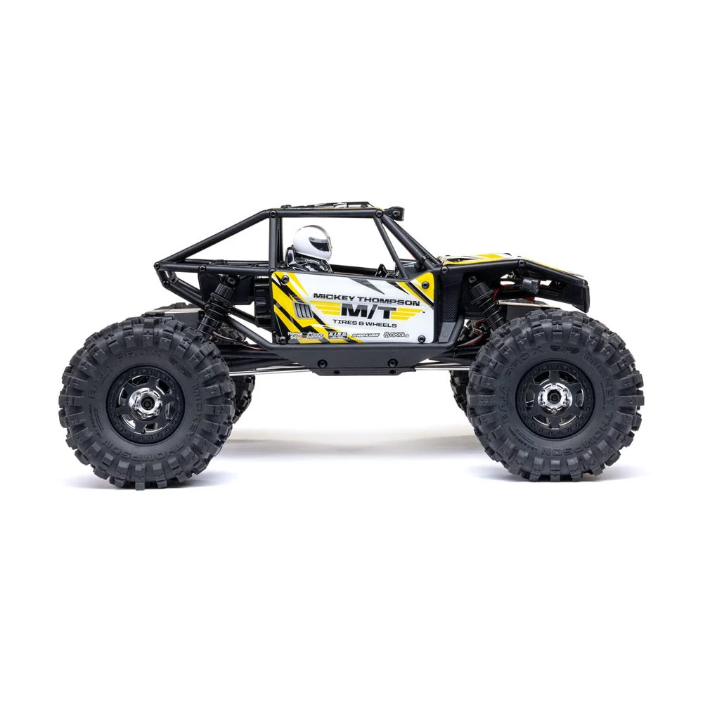 Axial AXI-1750T2 UTB18 Capra 1/18 4WS Rock Crawler RTR Yellow - Image 3