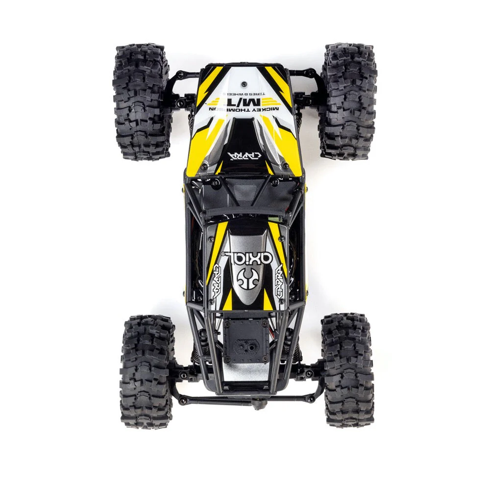 Axial AXI-1750T2 UTB18 Capra 1/18 4WS Rock Crawler RTR Yellow - Image 4