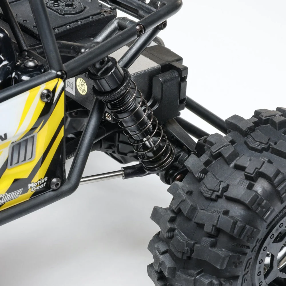 Axial AXI-1750T2 UTB18 Capra 1/18 4WS Rock Crawler RTR Yellow - Image 8