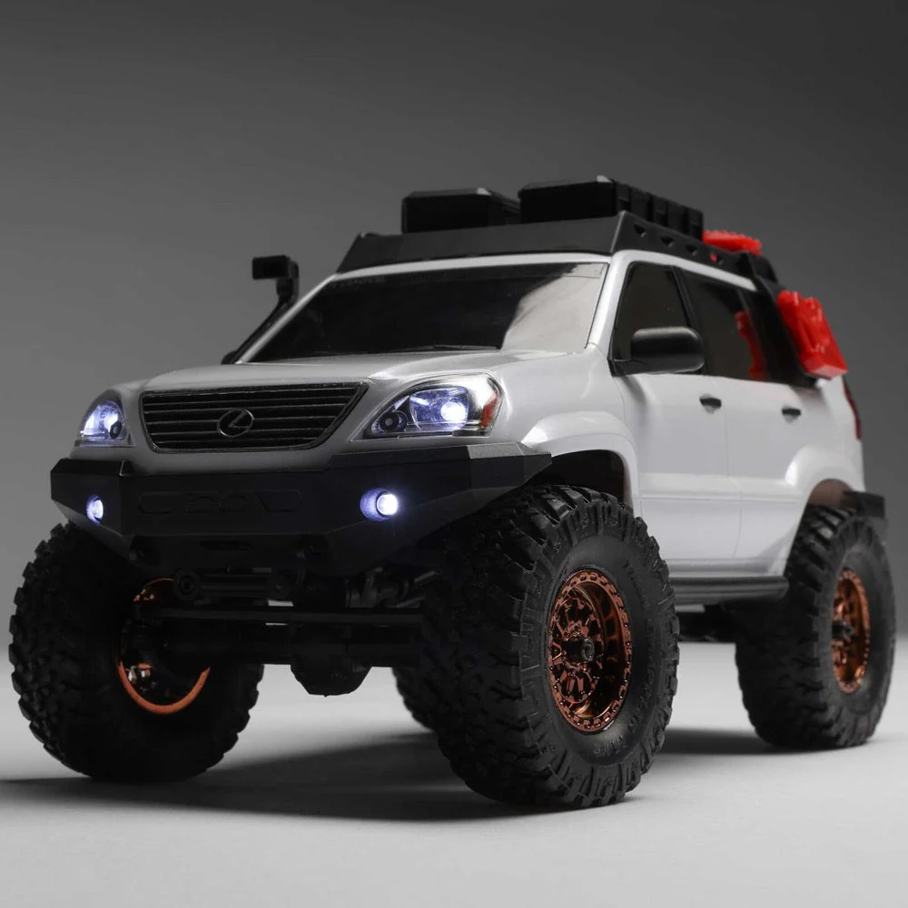 Axial Lexus GX470 SCX24 4WD RC Crawler (White) 1532T1 - Image 12