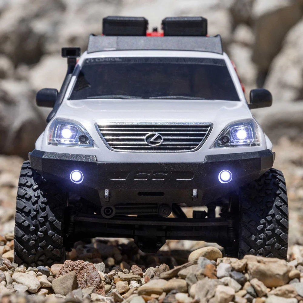 Axial Lexus GX470 SCX24 4WD RC Crawler (White) 1532T1 - Image 16