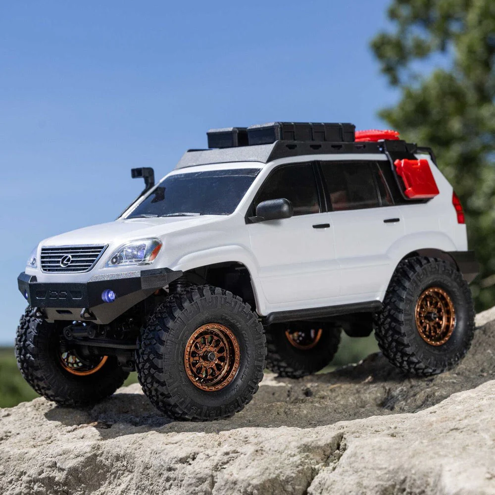 Axial Lexus GX470 SCX24 4WD RC Crawler (White) 1532T1 - Image 21