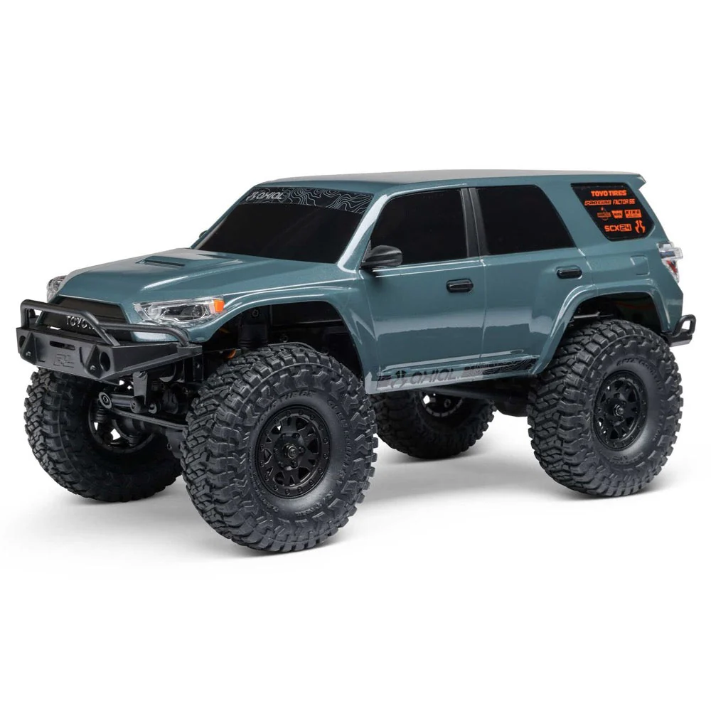 Axial SCX24 2024 Toyota 4Runner 1/24 Crawler RTR Gun Metal Gray AXI-2035T2 - Image 3