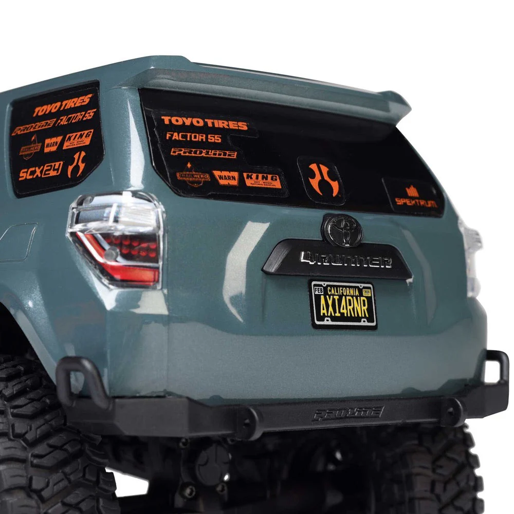 Axial SCX24 2024 Toyota 4Runner 1/24 Crawler RTR Gun Metal Gray AXI-2035T2 - Image 9