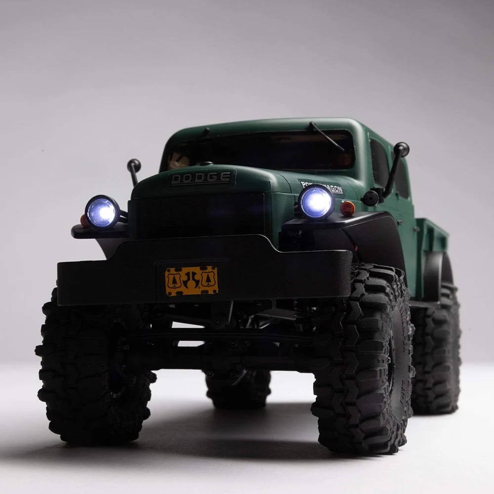 Axial SCX24 40s 4 Door Dodge Power Wagon Rock RC Crawler Green AXI00007T2 - Image 15