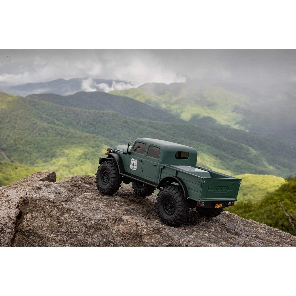 Axial SCX24 40s 4 Door Dodge Power Wagon Rock RC Crawler Green AXI00007T2 - Image 19